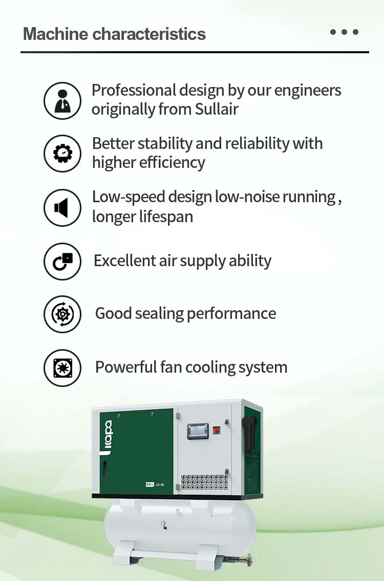 4 in 1 integratea air compressor for laser catter 18.5kw-25kw