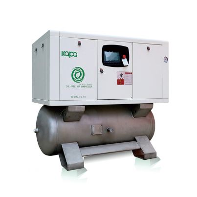 Oil-free scroll integrated compressor