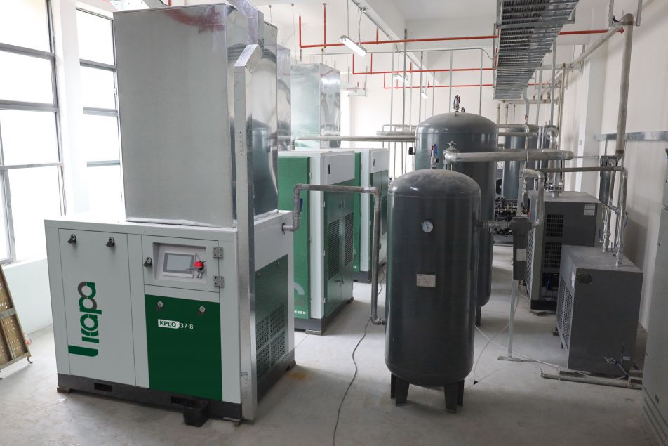 Application of Kapa permanent magnet air compressor in textile industry